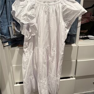 Shop Talulah White Ruffle Dress